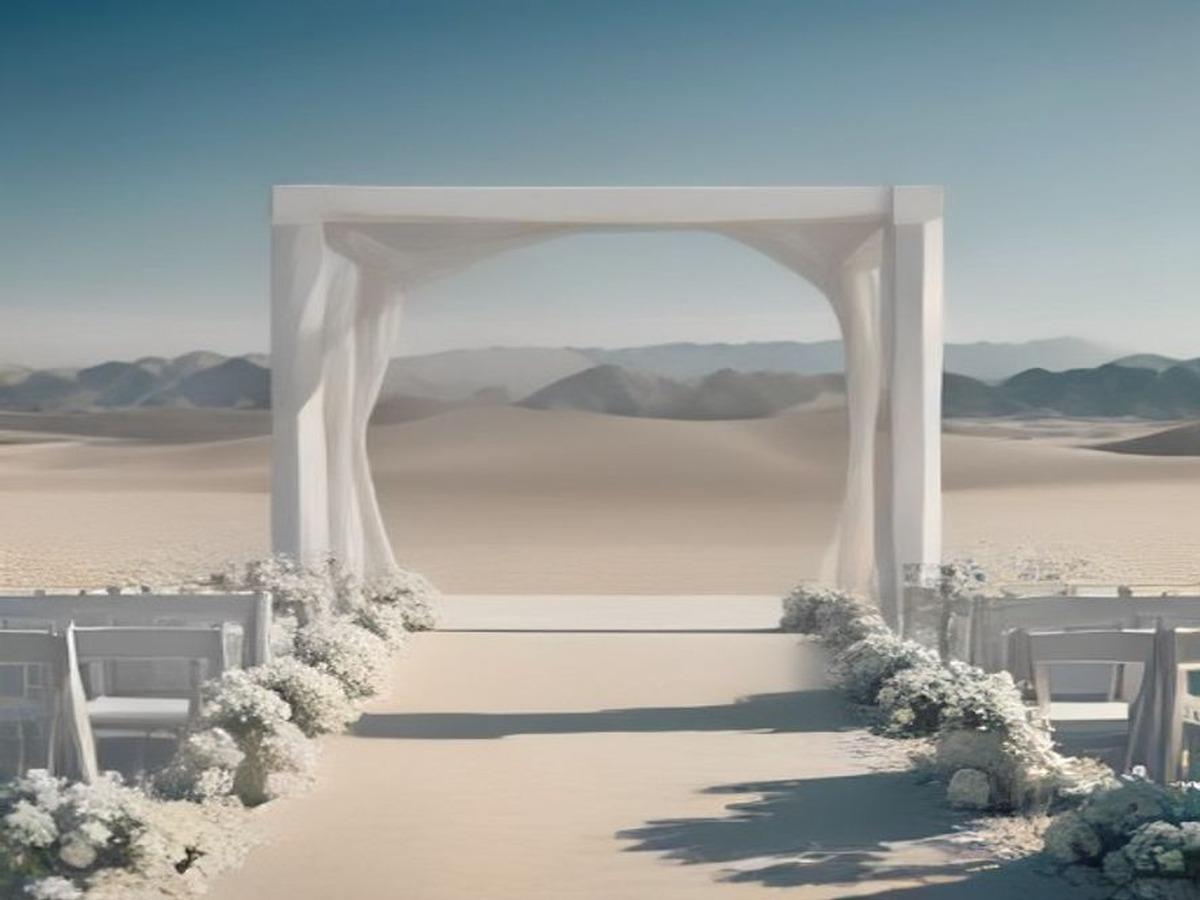 Mariage Desert Agafay Architectural Details And Florals - ZinEvent Marrakech